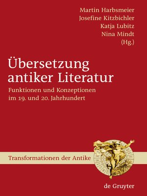 cover image of Übersetzung antiker Literatur